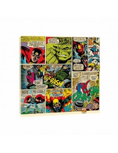 Tableau Marvel Super Héros Retro