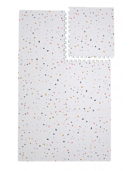 Tous nos produits,Tapis De Jeu Enfant Puzzle Terrazzo Rose