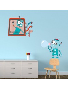 Créez une chambre de bébé sur le thème robot à votre image !