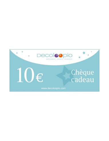 Cartes cadeaux,Chèque cadeau Decoloopio 10€