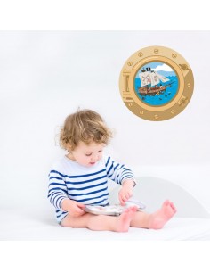 Sticker Pirate pour Enfant Personnalisé avec Prénom - Babywall